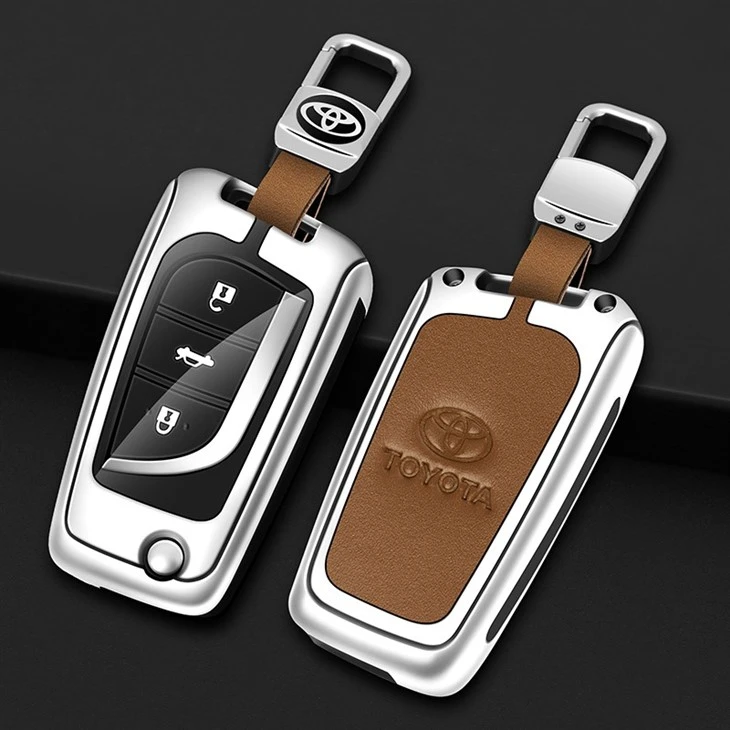 Leather Key Fob Cover Toyota high quality